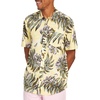 image:imageVolcom Mens Regular Marble Floral Short Sleeve Button Down Hawaiian ShirtDawn Yellow