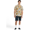 image:imageVolcom Mens Regular Marble Floral Short Sleeve Button Down Hawaiian ShirtDirty White