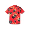 image:imageVolcom Mens Regular Marble Floral Short Sleeve Button Down Hawaiian ShirtRed Orange