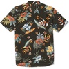 image:imageVolcom Mens Regular Marble Floral Short Sleeve Button Down Hawaiian ShirtStealth