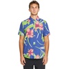 image:imageVolcom Mens Regular Marble Floral Short Sleeve Button Down Hawaiian ShirtUltramarine