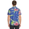 image:imageVolcom Mens Regular Marble Floral Short Sleeve Button Down Hawaiian ShirtUltramarine