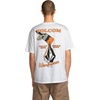 image:imageVolcom Mens Short Sleeve Workwear TShirt  Heavyweight Cotton Durable TeeWhite Enamel