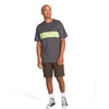 image:imageVolcom Mens Striped Knit TShirt  Short Sleeve Crewneck Tee Soft Cotton JerseyAsphalt Black