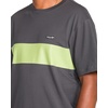 image:imageVolcom Mens Striped Knit TShirt  Short Sleeve Crewneck Tee Soft Cotton JerseyAsphalt Black