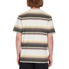 image:imageVolcom Mens Striped Knit TShirt  Short Sleeve Crewneck Tee Soft Cotton JerseyBone