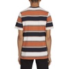 image:imageVolcom Mens Striped Knit TShirt  Short Sleeve Crewneck Tee Soft Cotton JerseyBurnt Orange