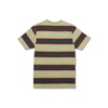 image:imageVolcom Mens Striped Knit TShirt  Short Sleeve Crewneck Tee Soft Cotton JerseyOld Mill Bandstone