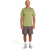 image:imageVolcom Mens Striped Knit TShirt  Short Sleeve Crewneck Tee Soft Cotton JerseyVintage Green