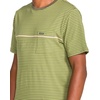 image:imageVolcom Mens Striped Knit TShirt  Short Sleeve Crewneck Tee Soft Cotton JerseyVintage Green