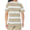 image:imageVolcom Mens Striped Knit TShirt  Short Sleeve Crewneck Tee Soft Cotton JerseyWhite Flash Band