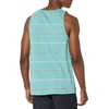 image:imageVolcom Mens Sylvan Striped Tank Top  Soft Cotton Sleeveless Shirt with Yarndye Stripe PatternCoastal Blue