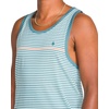 image:imageVolcom Mens Sylvan Striped Tank Top  Soft Cotton Sleeveless Shirt with Yarndye Stripe PatternCrystal Blue