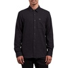 image:imageVolcom Mens Caden Solid Long Sleeve Button Down ShirtBlack 1