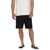 image:imageVolcom Mens Elastic Waist SweatShorts with Drawstring  Fleece Lounge Shorts Soft Cotton Blend Relaxed FitBlack Chill