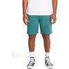 image:imageVolcom Mens Elastic Waist SweatShorts with Drawstring  Fleece Lounge Shorts Soft Cotton Blend Relaxed FitRanger Green