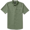 image:imageVolcom Mens Everett Oxford Short Sleeve Button Down Woven ShirtLight Olive