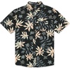 image:imageVolcom Mens Regular Marble Floral Short Sleeve Button Down Hawaiian ShirtBlack