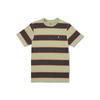 image:imageVolcom Mens Striped Knit TShirt  Short Sleeve Crewneck Tee Soft Cotton JerseyOld Mill Bandstone