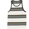 image:imageVolcom Mens Sylvan Striped Tank Top  Soft Cotton Sleeveless Shirt with Yarndye Stripe PatternOffwhite