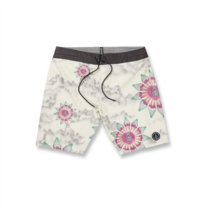 image:imageVolcom Mens 18 Boardshorts  Stretch Swim Trunks with Drawstring Waist and Back Flap PocketCoconut