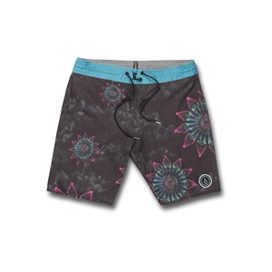 image:imageVolcom Mens 18 Boardshorts  Stretch Swim Trunks with Drawstring Waist and Back Flap PocketJet