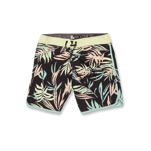 image:imageVolcom Mens Bleeding Leaf Mod 18 Boardshort TrunkBlack Leaf