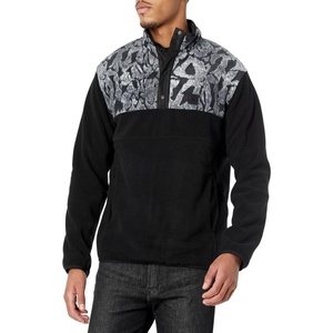 image:imageVolcom Mens Error92 Polar Fleece Mock Neck JacketBlack White