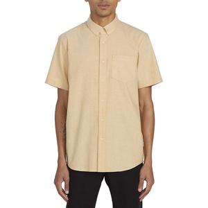 image:imageVolcom Mens Everett Oxford Short Sleeve Button Down Woven ShirtGold