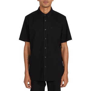 image:imageVolcom Mens Everett Oxford Short Sleeve Button Down Woven ShirtNew Black