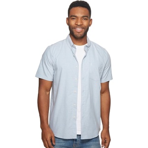 image:imageVolcom Mens Everett Oxford Short Sleeve Button Down Woven ShirtWrecked Indigo
