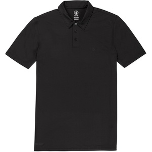 image:imageVolcom Mens Hazard Performance Short Sleeve Lightweight Golf PoloBlack
