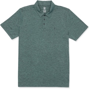 image:imageVolcom Mens Hazard Performance Short Sleeve Lightweight Golf PoloPetrol