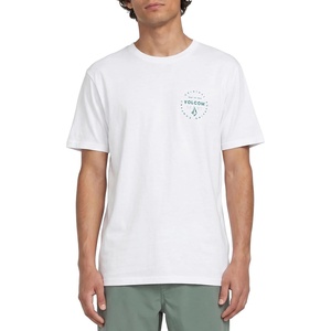 image:imageVolcom Mens Mortis Short Sleeve TShirt  Classic Fit Crewneck Tee Soft Cotton Lightweight amp Breathable Casual ShirtWhite