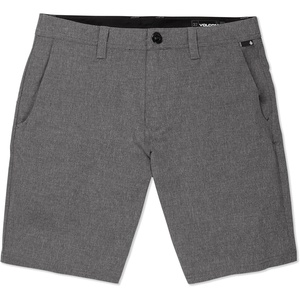 image:imageVolcom Mens Regular Frickin Cross Shred 20 Hybrid Water Repellent ShortCharcoal Heather
