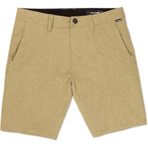 image:imageVolcom Mens Regular Frickin Cross Shred 20 Hybrid Water Repellent ShortDark Khaki