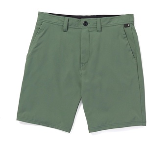 image:imageVolcom Mens Regular Frickin Cross Shred 20 Hybrid Water Repellent ShortFir Green