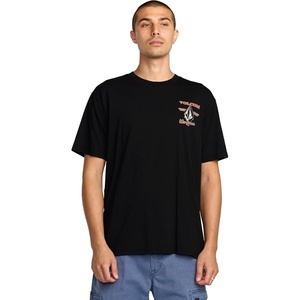 image:imageVolcom Mens Short Sleeve Workwear TShirt  Heavyweight Cotton Durable TeeBlack Enamel