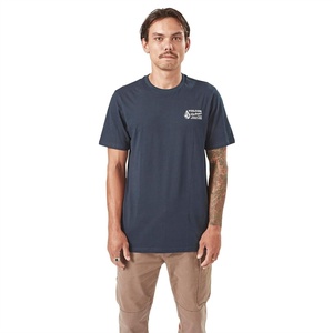 image:imageVolcom Mens Short Sleeve Workwear TShirt  Heavyweight Cotton Durable TeeNavy