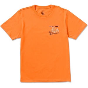 image:imageVolcom Mens Short Sleeve Workwear TShirt  Heavyweight Cotton Durable TeeNeon Orange
