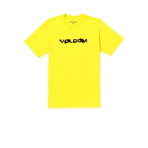image:imageVolcom Mens Stone Fill Short Sleeve TShirt  Crewneck Graphic TeeBlazing Yellow