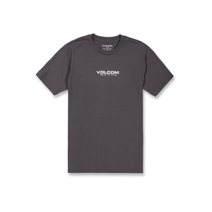 image:imageVolcom Mens Stone Fill Short Sleeve TShirt  Crewneck Graphic TeeCharcoal Euro