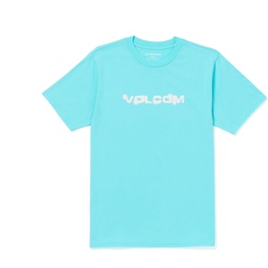 image:imageVolcom Mens Stone Fill Short Sleeve TShirt  Crewneck Graphic TeeCrete Blue