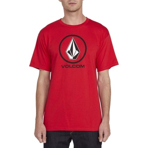 image:imageVolcom Mens Stone Fill Short Sleeve TShirt  Crewneck Graphic TeeRed