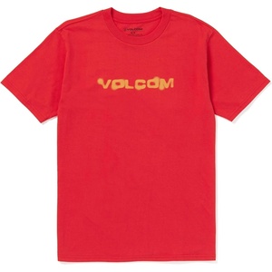image:imageVolcom Mens Stone Fill Short Sleeve TShirt  Crewneck Graphic TeeRibbon Red
