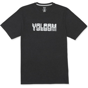 image:imageVolcom Mens Stone Fill Short Sleeve TShirt  Crewneck Graphic TeeWashed Black Heather