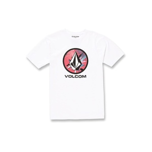 image:imageVolcom Mens Stone Fill Short Sleeve TShirt  Crewneck Graphic TeeWhite Floral