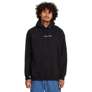 image:imageVolcom Mens Stone Pullover Fleece Hooded Sweatshirt  Soft Brushed Interior Classic FitBlack New