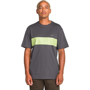 image:imageVolcom Mens Striped Knit TShirt  Short Sleeve Crewneck Tee Soft Cotton JerseyAsphalt Black