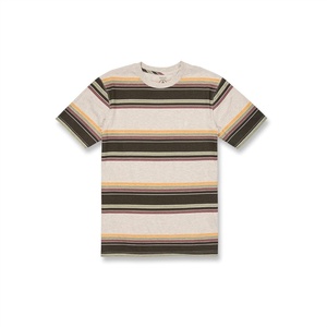 image:imageVolcom Mens Striped Knit TShirt  Short Sleeve Crewneck Tee Soft Cotton JerseyBone